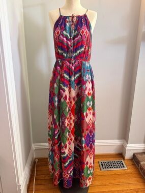 Maeve Multicolor Pattern Maxi Dress
